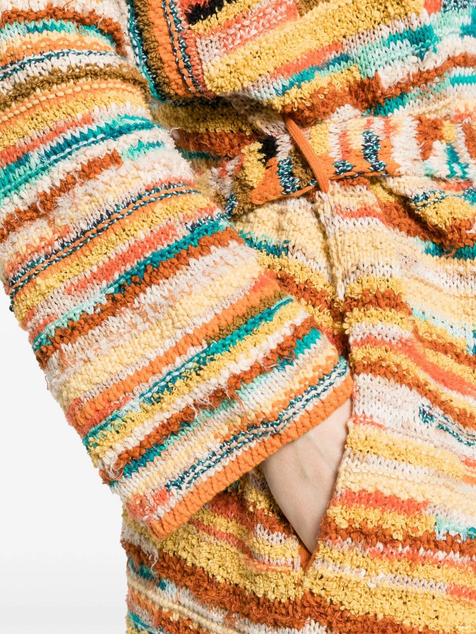 Affordable Alanui Women coat Maduray patterned-intarsia 0803